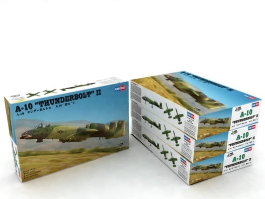 100 - HobbyBoss - 80323 - Fairchild Republic A-10 Thunderbolt II - box front left angle