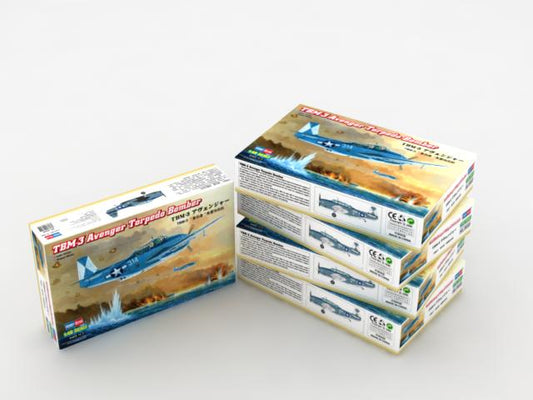 100 - HobbyBoss - 80325 - Grumman TBM-3 Avenger - box front left angle
