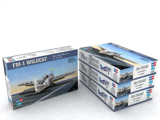 100 - HobbyBoss - 80329 - General Motors FM-1 Wildcat - box front left angle
