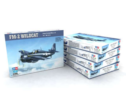 100 - HobbyBoss - 80330 - General Motors FM-2 Wildcat - box front left angle