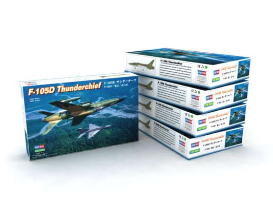 100 - HobbyBoss - 80332 - Republic F-105D Thunderchief - box front left angle