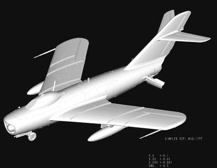 500 - HobbyBoss - 80336 - Mikoyan-Gurevich MiG-17PF Fresco D / Shenyang J-5A Fresco D - digital model