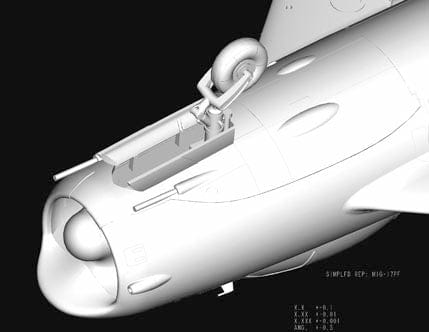 501 - HobbyBoss - 80336 - Mikoyan-Gurevich MiG-17PF Fresco D / Shenyang J-5A Fresco D - digital model