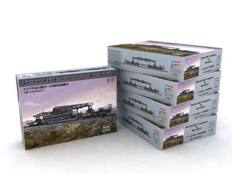 010 - HobbyBoss - 82906 - Rail Transporter for Mörser Karl-Gerät - primary image