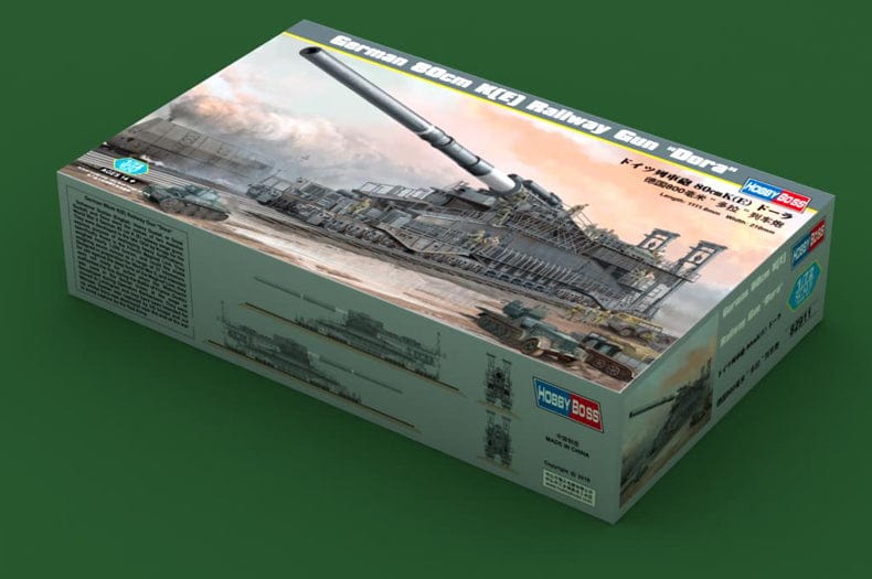 010 - HobbyBoss - 82911 - Krupp 80cm K(E) ‘Dora’ - primary image