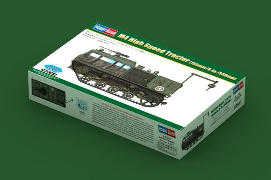 010 - HobbyBoss - 82921 - M4 High Speed Tractor with 155mm Gun M1 - primary image
