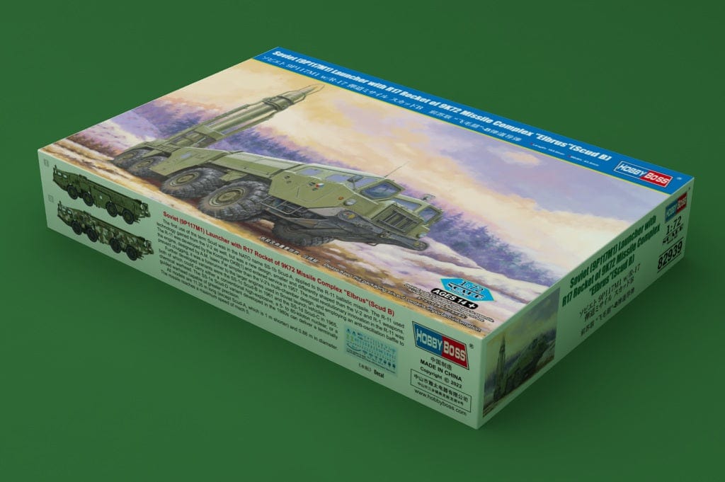 010 - HobbyBoss - 82939 - R-17 Elbrus (SS-1c Scud-B) on MAZ-543 9P117M1 TEL - primary image