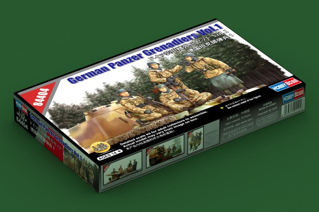 HobbyBoss 1/35 scale German Panzergrenadiers 1 infantry soldiers ...