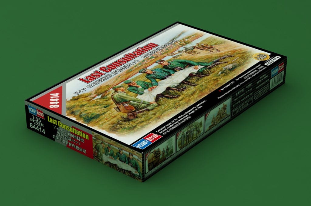 010 - HobbyBoss - 84414 - German Officers ‘Last Consultation’ - primary image