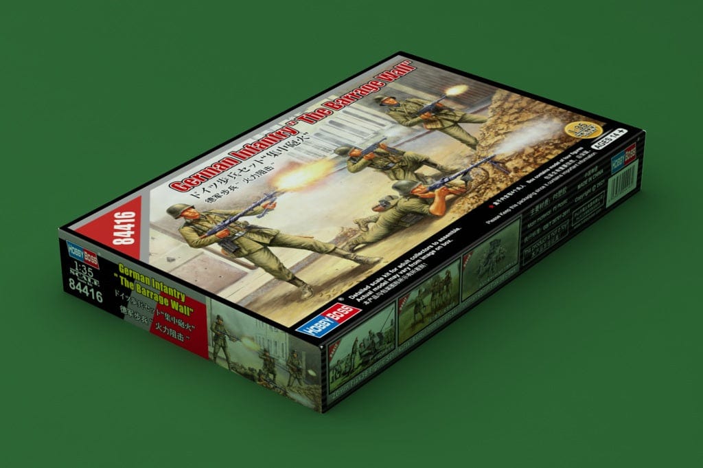 010 - HobbyBoss - 84416 - German Infantry ‘The Barrage Wall’ - primary image