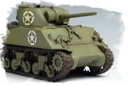 704 - HobbyBoss - 84803 - M4A3 Sherman - painted model