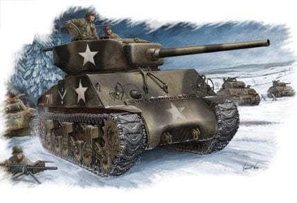 150 - HobbyBoss - 84805 - M4A3(76)W Sherman - box art