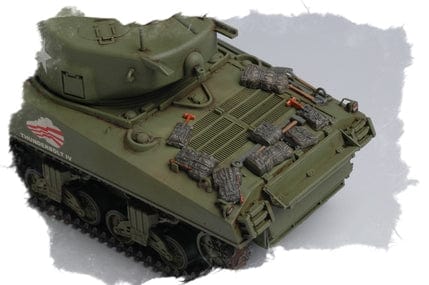 704 - HobbyBoss - 84805 - M4A3(76)W Sherman - painted model