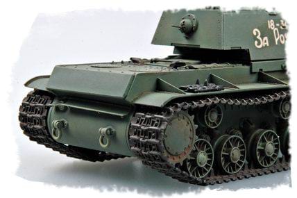 704 - HobbyBoss - 84812 - KV-1 obr. 1942 Simplified Turret - painted model