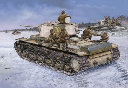 150 - HobbyBoss - 84813 - KV-1 obr. 1942 Cast Turret - box art