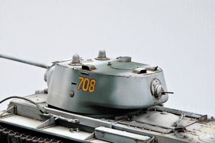 704 - HobbyBoss - 84813 - KV-1 obr. 1942 Cast Turret - painted model