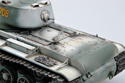 705 - HobbyBoss - 84813 - KV-1 obr. 1942 Cast Turret - painted model