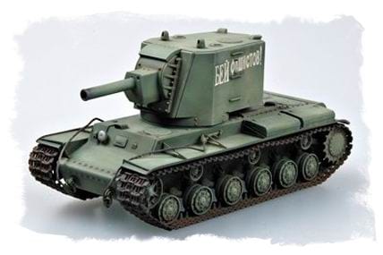 700 - HobbyBoss - 84815 - KV-2 Big Turret - painted model