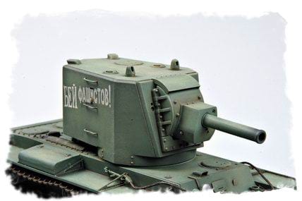 702 - HobbyBoss - 84815 - KV-2 Big Turret - painted model