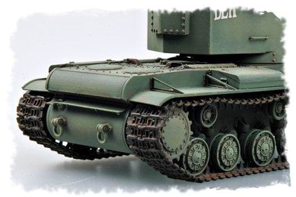 703 - HobbyBoss - 84815 - KV-2 Big Turret - painted model