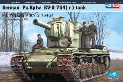150 - HobbyBoss - 84819 - Pz.Kpfw. KW-II 754(r) - box art