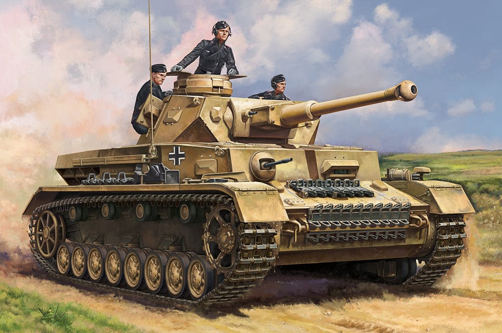 150 - HobbyBoss - 84840 - Pz.Kpfw. IV Ausf. F2 - box art