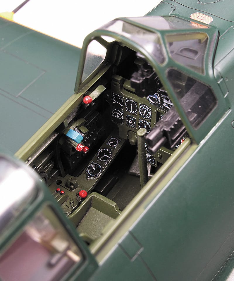 704 - Hasegawa - ST34 - Mitsubishi A6M5c Zero Model 52 Hei ‘Zeke’ - painted model