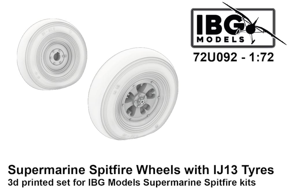 010 - IBG - 72U092 - Supermarine Spitfire Wheels with IJ13 Tyres - primary image