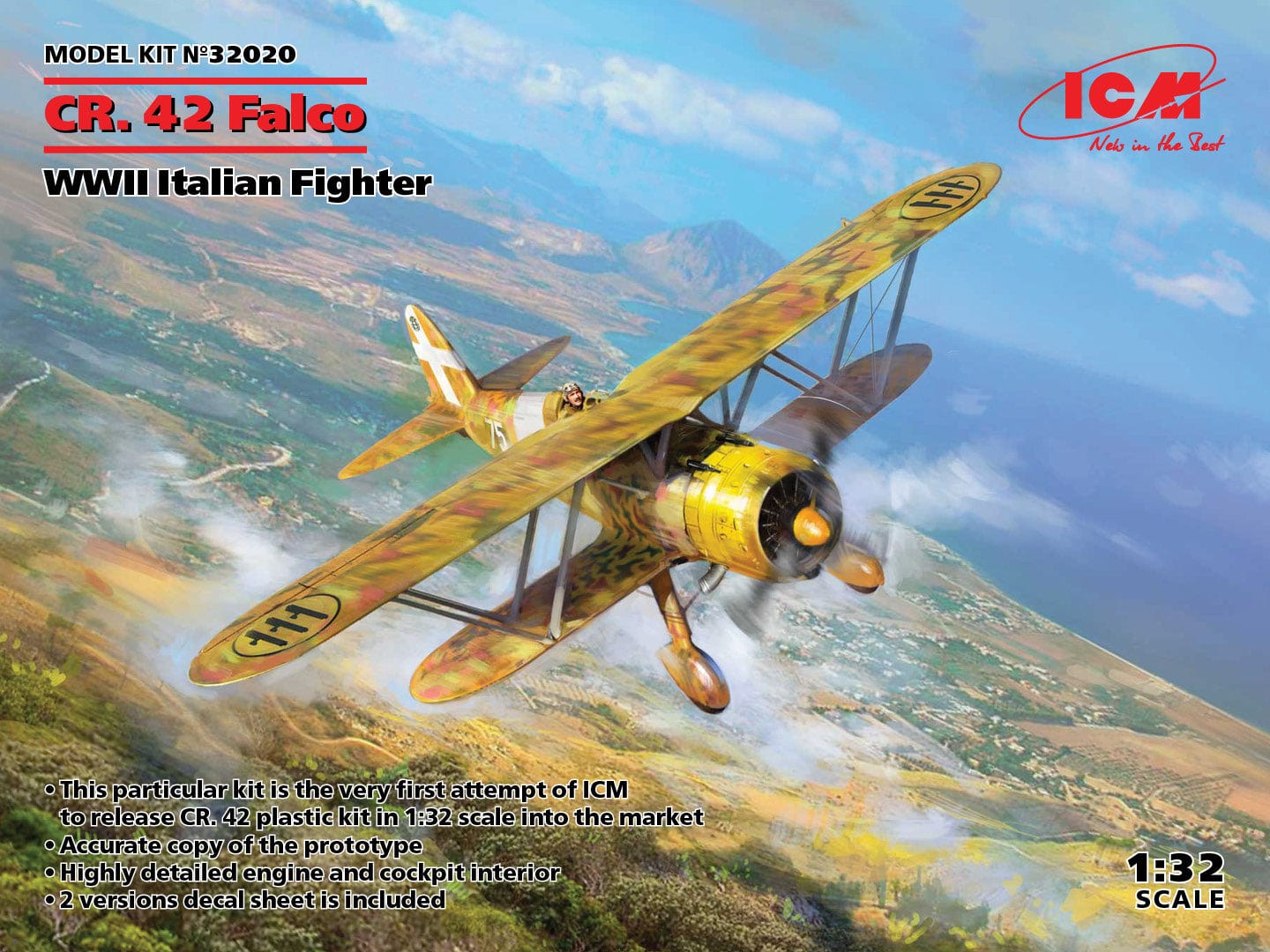 010 - ICM - 32020 - Fiat CR.42 Falco - primary image