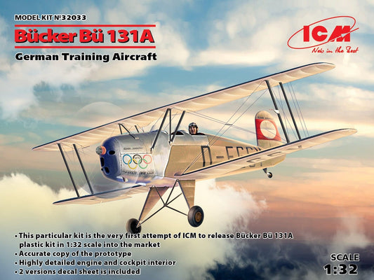 010 - ICM - 32033 - Bücker Bü 131A Jungmann - primary image