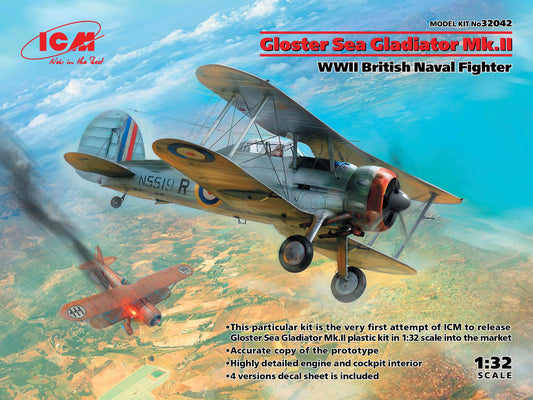 010 - ICM - 32042 - Gloster Sea Gladiator Mk II - primary image