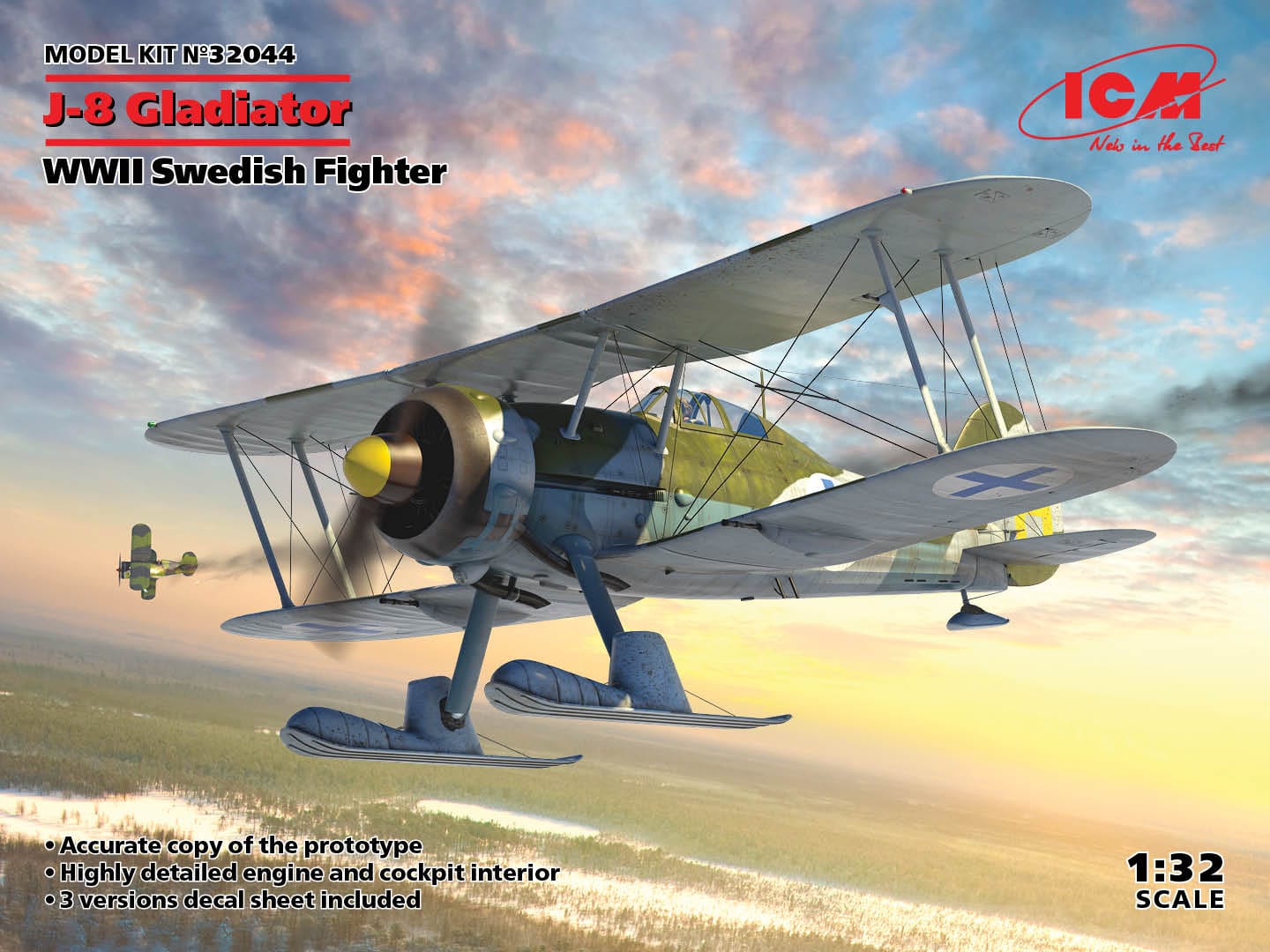 010 - ICM - 32044 - Gloster Gladiator J-8 - primary image