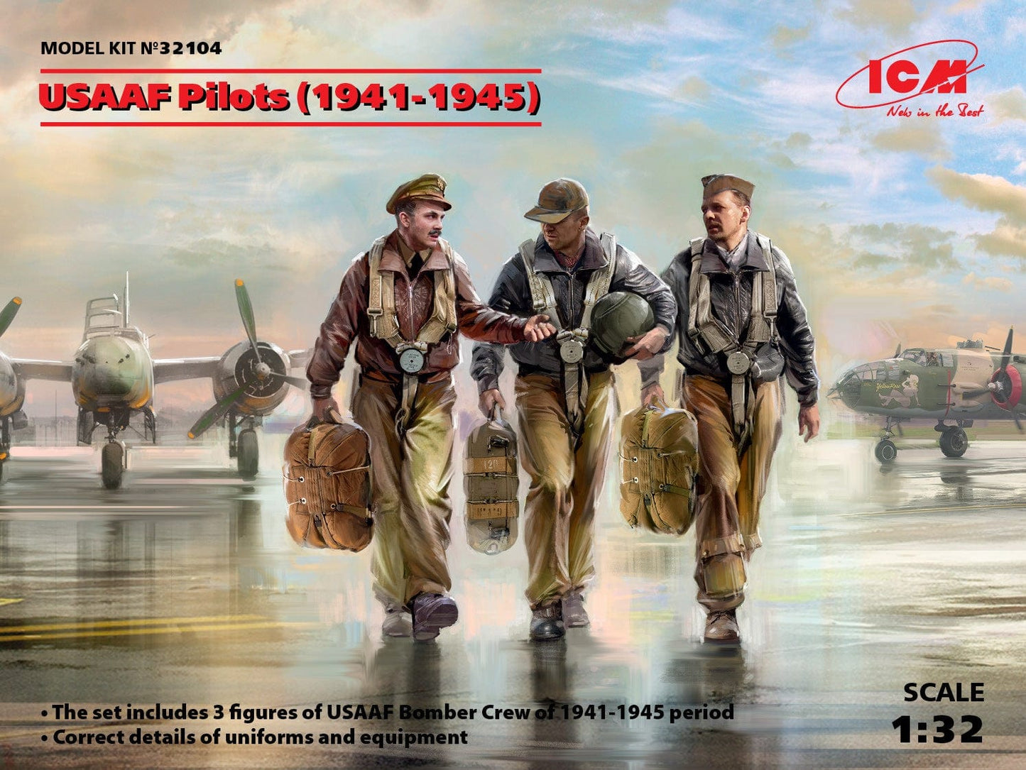 010 - ICM - 32104 - United States AAF Pilots (1941-45) - primary image