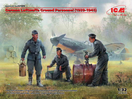 010 - ICM - 32109 - German Luftwaffe Ground Staff (1939-45) - primary image