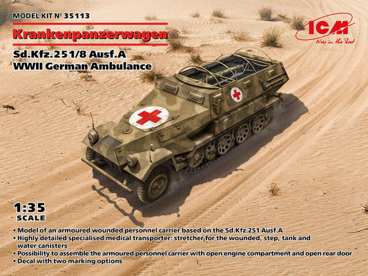 010 - ICM - 35113 - Sd.Kfz. 251/8 I Ausf. A - primary image