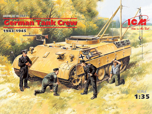 010 - ICM - 35211 - German Tank Crew (1943-1945) - primary image