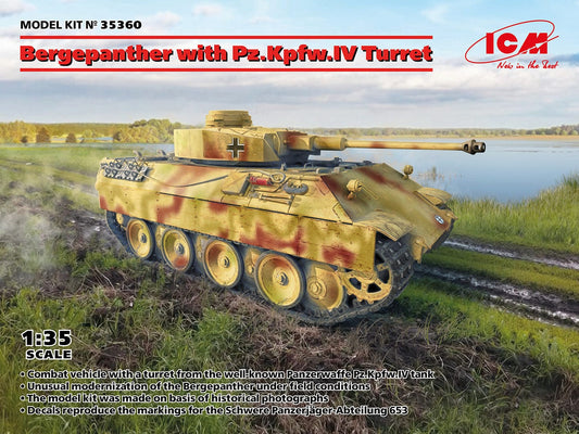 010 - ICM - 35360 - Bergepanther with Pz.Kpfw. IV Turret - primary image