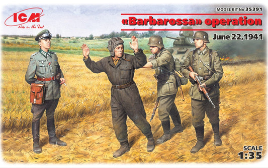 010 - German Infantry and Soviet Tank Crew Captive, Operation Barbarossa (Jun 1941) - primary image