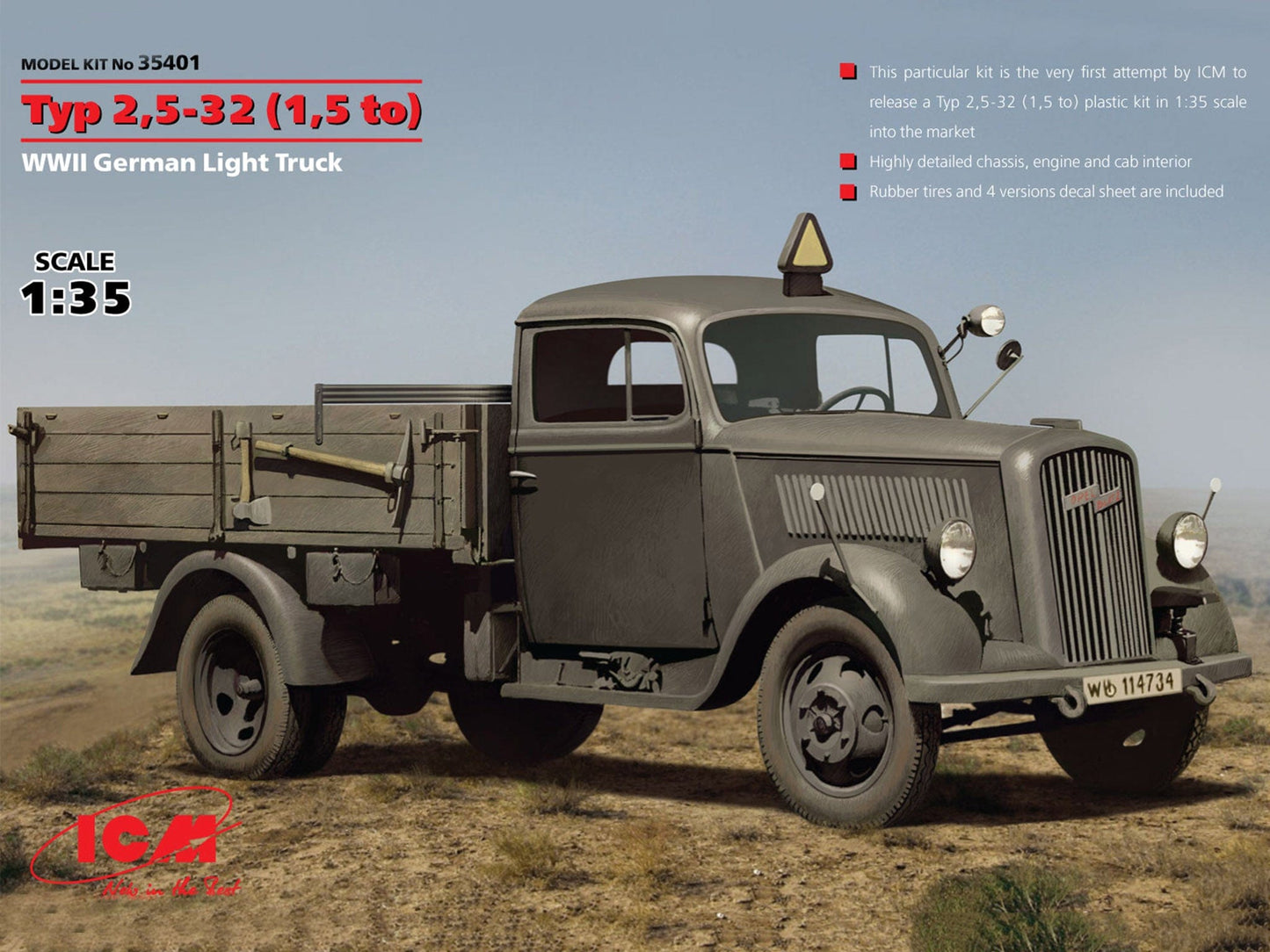 010 - ICM - 35401 - Opel Blitz 2.5-3.2S - primary image