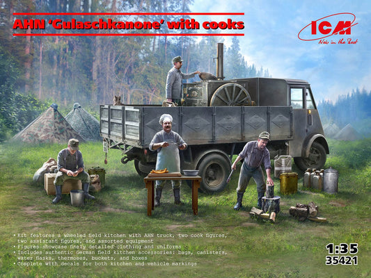 010 - ICM - 35421 - Renault AHN Hf. 11/13 ‘Gulaschkanone’ with Cooks - primary image