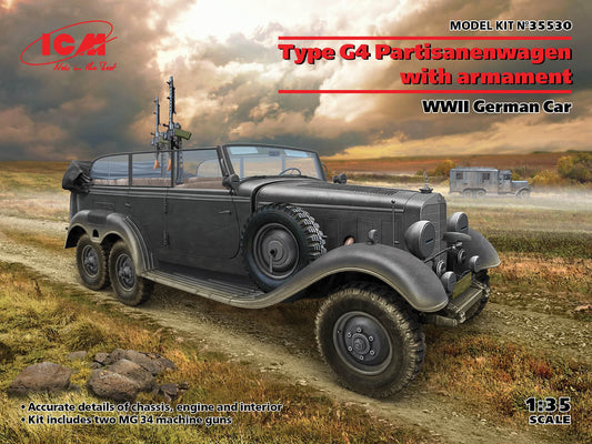 010 - ICM - 35530 - Mercedes-Benz W31 Typ G4 Partisanenwagen - primary image