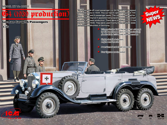010 - ICM - 35531 - Mercedes-Benz W31 Typ G4 - primary image