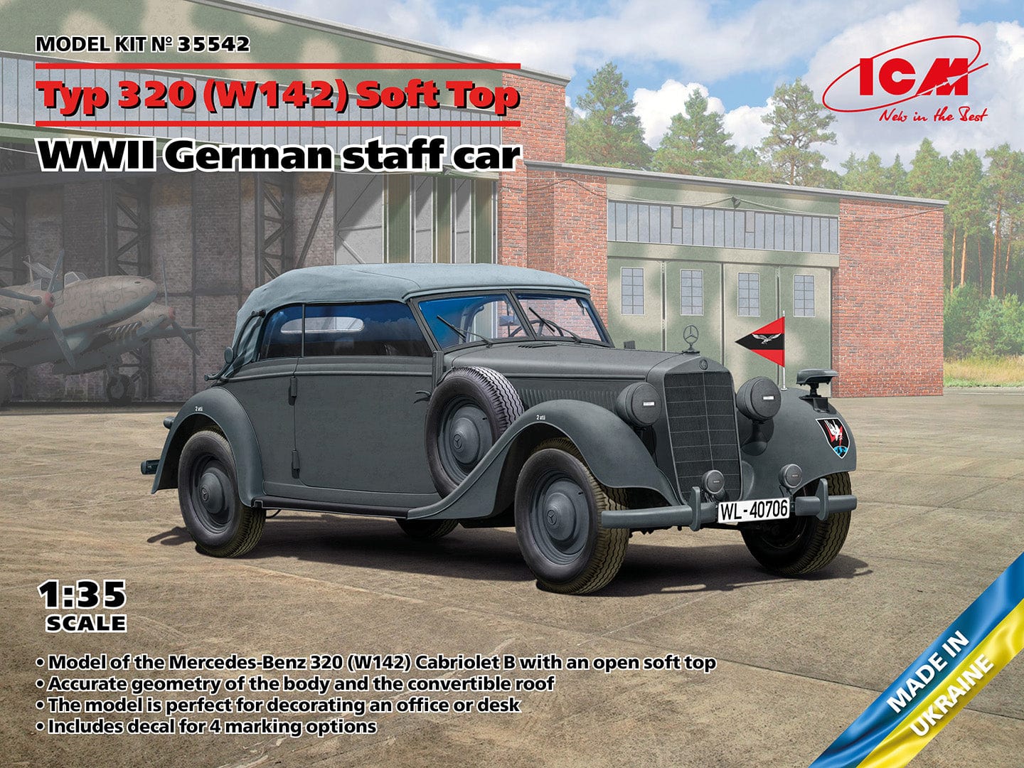 010 - ICM - 35542 - Mercedes-Benz W142 Typ 320 Cabriolet B - primary image