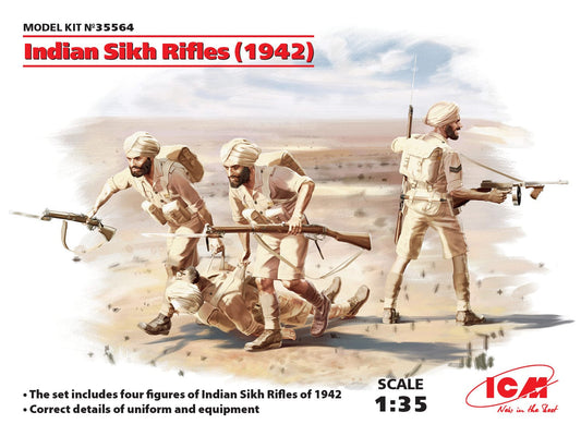 010 - ICM - 35564 - Indian Sikh Rifles (1944) - primary image