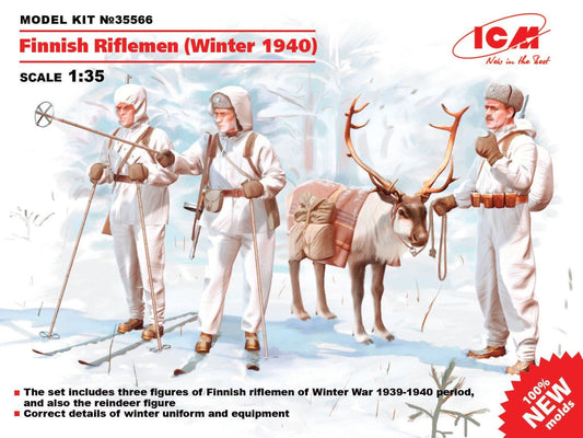 010 - ICM - 35566 - Finnish Riflemen (Winter 1940) - primary image