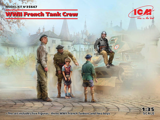 010 - ICM - 35647 - French Tank Crew - primary image