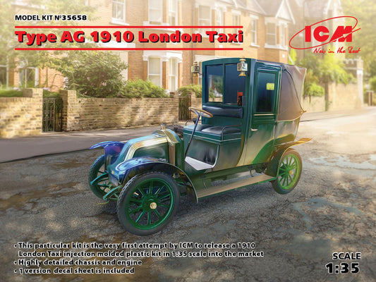 010 - ICM - 35658 - Renault Type AG 1910 London Taxi - primary image