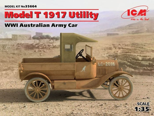 010 - ICM - 35664 - Ford Model T 1917 Utility - primary image