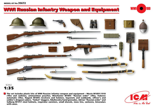 010 - ICM - 35672 - Russian Infantry Weapons and Equipment - primary image