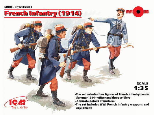010 - ICM - 35682 - French Infantry (1914) - primary image